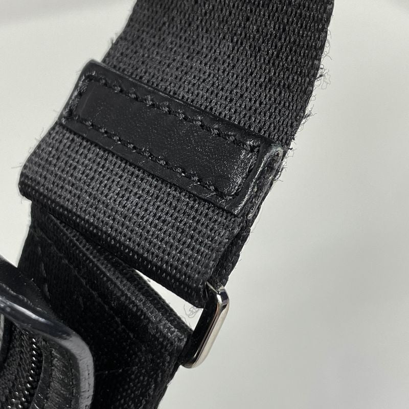 Dior Trotter Pattern Shoulder Bag Crossbody Canvas Black