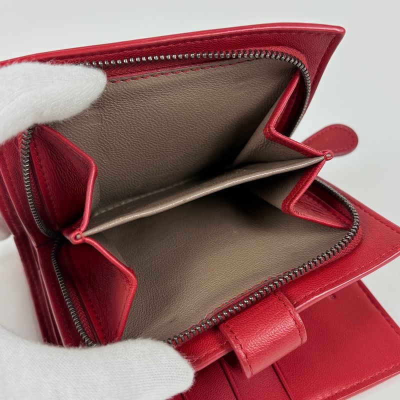 Bottega Veneta Intrecciato Bifold Wallet Billfold Coin Purse