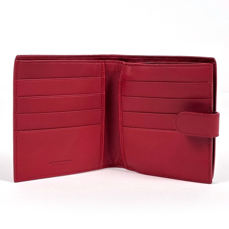 Bottega Veneta Intrecciato Bifold Wallet Billfold Coin Purse