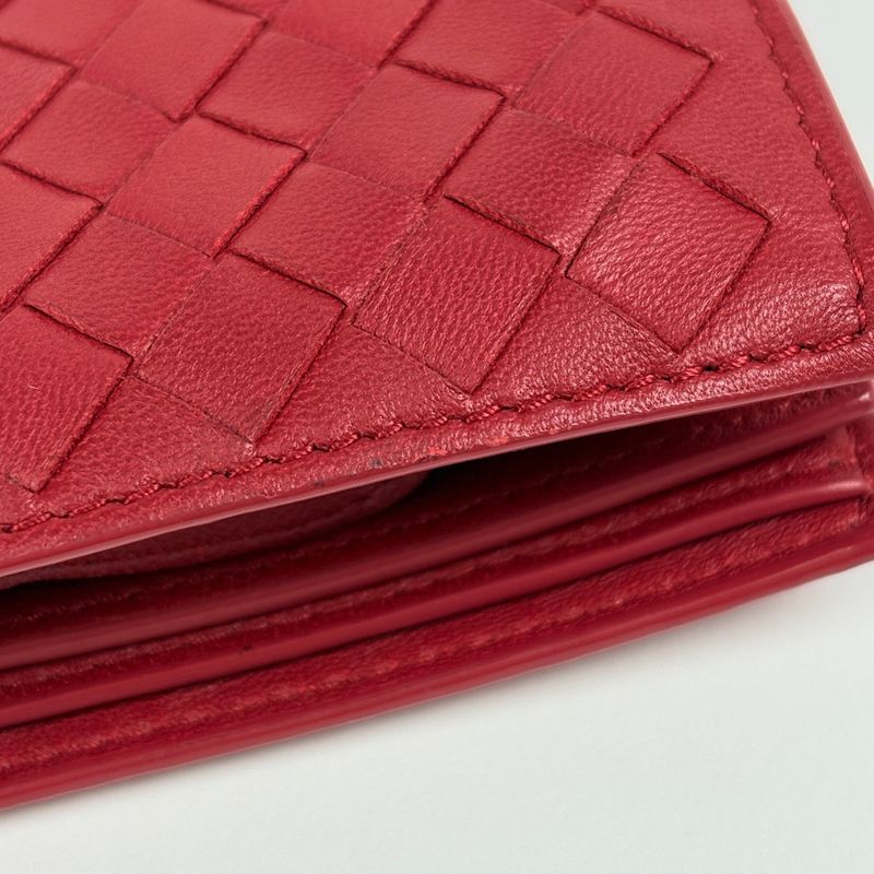Bottega Veneta Intrecciato Bifold Wallet Billfold Coin Purse