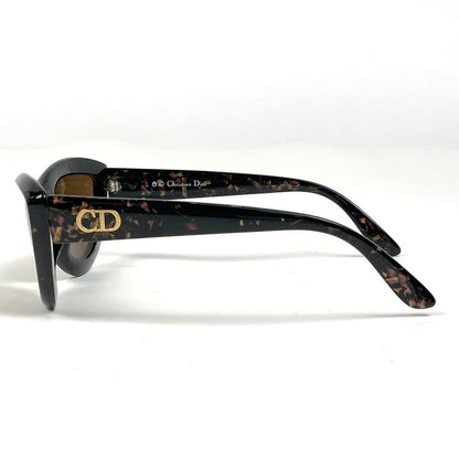 Dior Logo Sunglasses CD Eyewear Plastic Brown