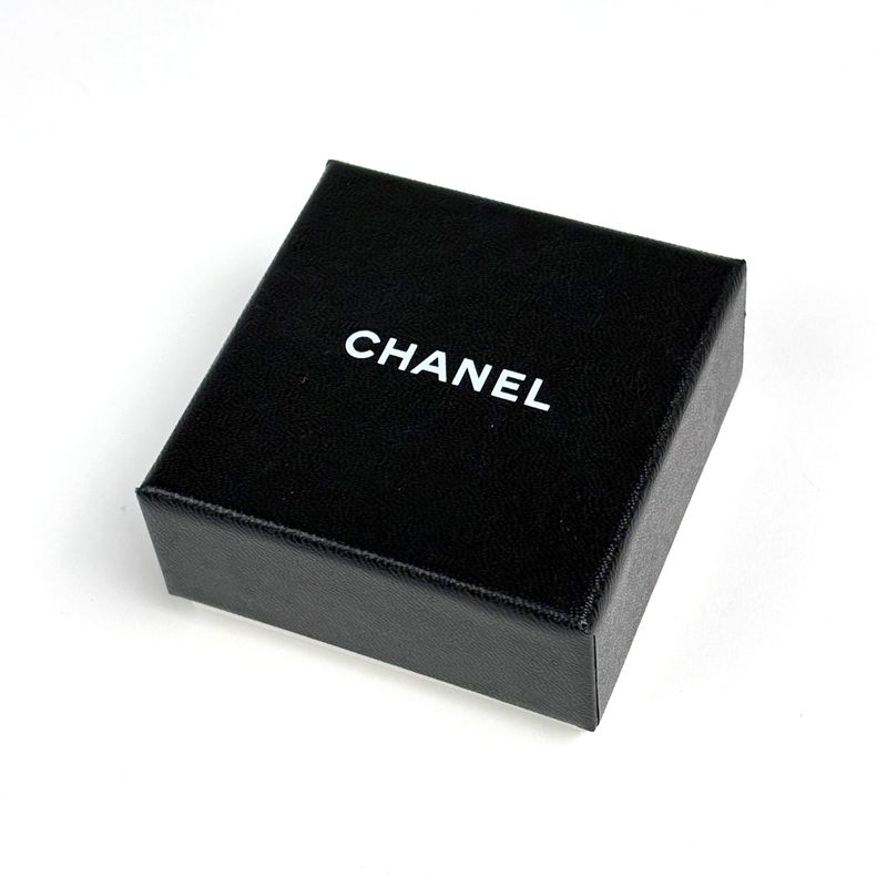 Chanel CC Logo Necklace Gold Plated Pink