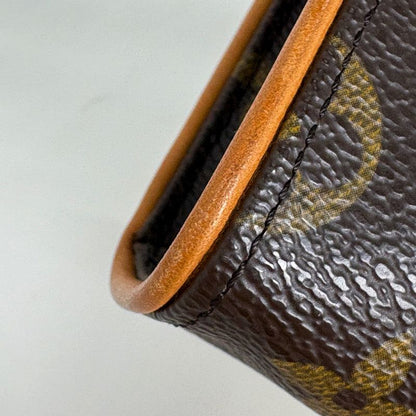Louis Vuitton Pochette Florentine Waist Bag Pouch Monogram Brown