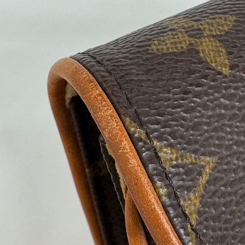 Louis Vuitton Pochette Florentine Waist Bag Pouch Monogram Brown