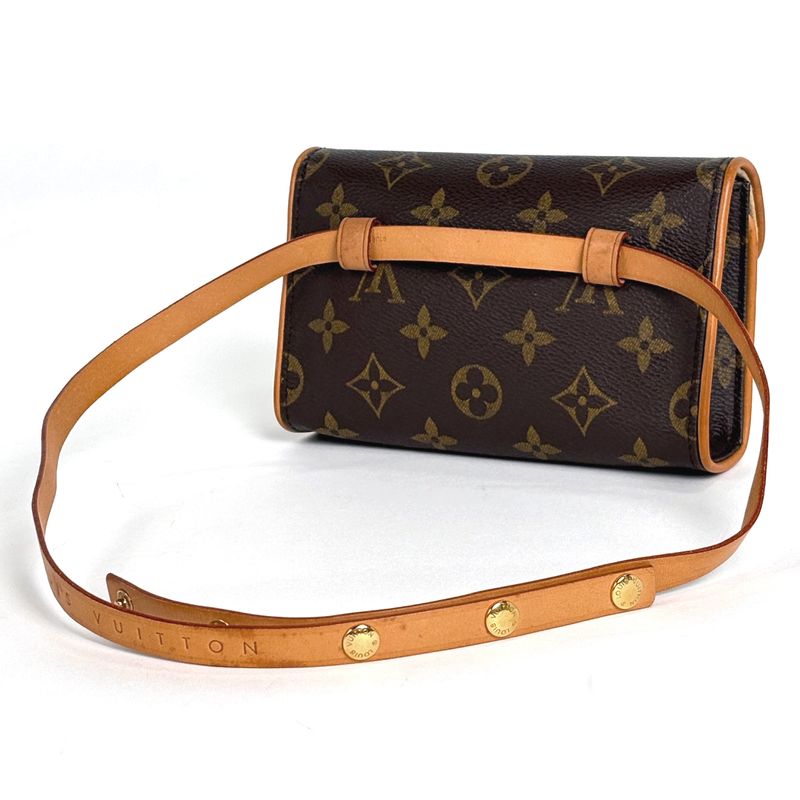 Louis Vuitton Pochette Florentine Waist Bag Pouch Monogram Brown