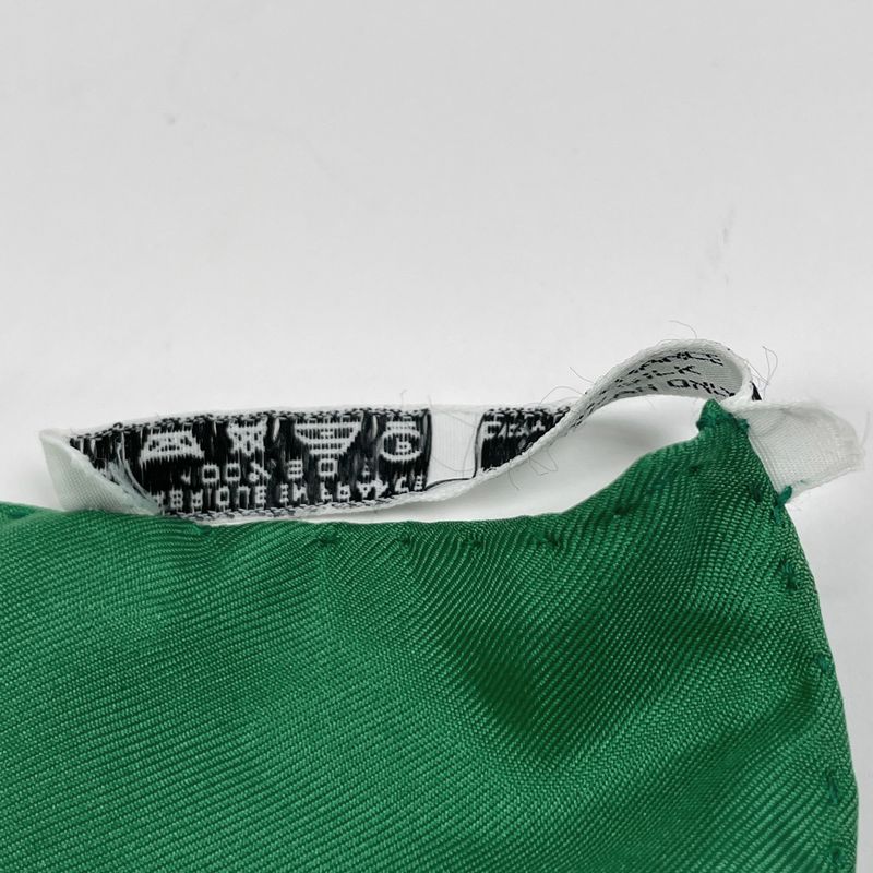 Hermes Carre 90 Etriers Armor Pattern Horse Harness Pattern Scarf Silk Green