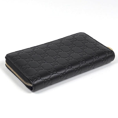 Gucci Guccissima Zip Around Wallet Signature Round Zip
