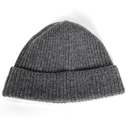 Prada Knit Cap Hat Wool Cashmere Gray