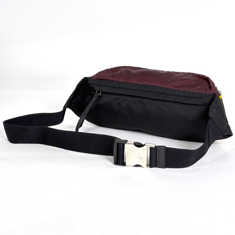 Prada Belt Bag Nylon Green Multicolor