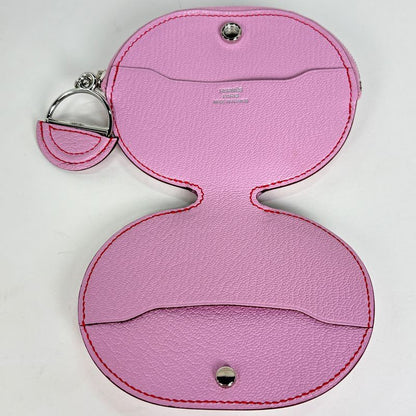 Hermes in the Loop to Go Card Case Coin Case Chevre Mauve Silvestre
