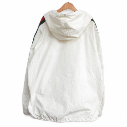 Gucci Sherry Line Cotton Canvas Windbreaker Anorak Hoodie Large 56