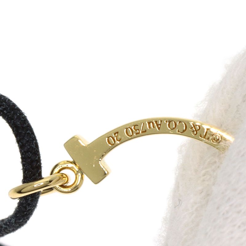 Tiffany & Co. T Smile Mini Cord Bracelet 18K Yellow Gold
