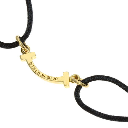 Tiffany & Co. T Smile Mini Cord Bracelet 18K Yellow Gold