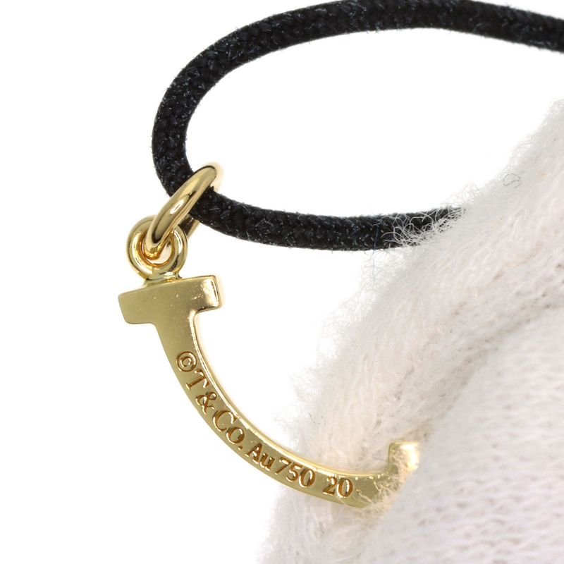 Tiffany & Co. T Smile Mini Cord Bracelet 18K Yellow Gold