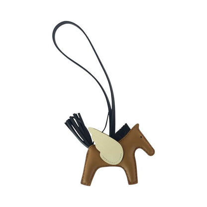 Hermes Rodeo Pegasus PM Chai Cles Noir Black Agno Milo Swift Key Holder