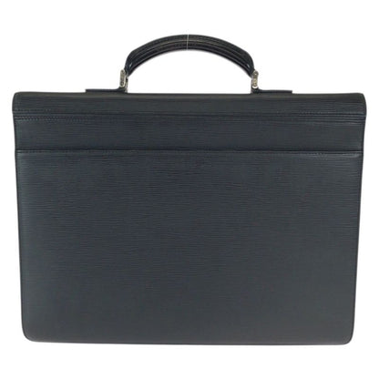 Louis Vuitton Epi Black Silver Epi Leather Business Bag