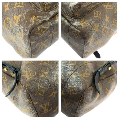 Louis Vuitton Monogram Palm Spring MM Brown Black Gold