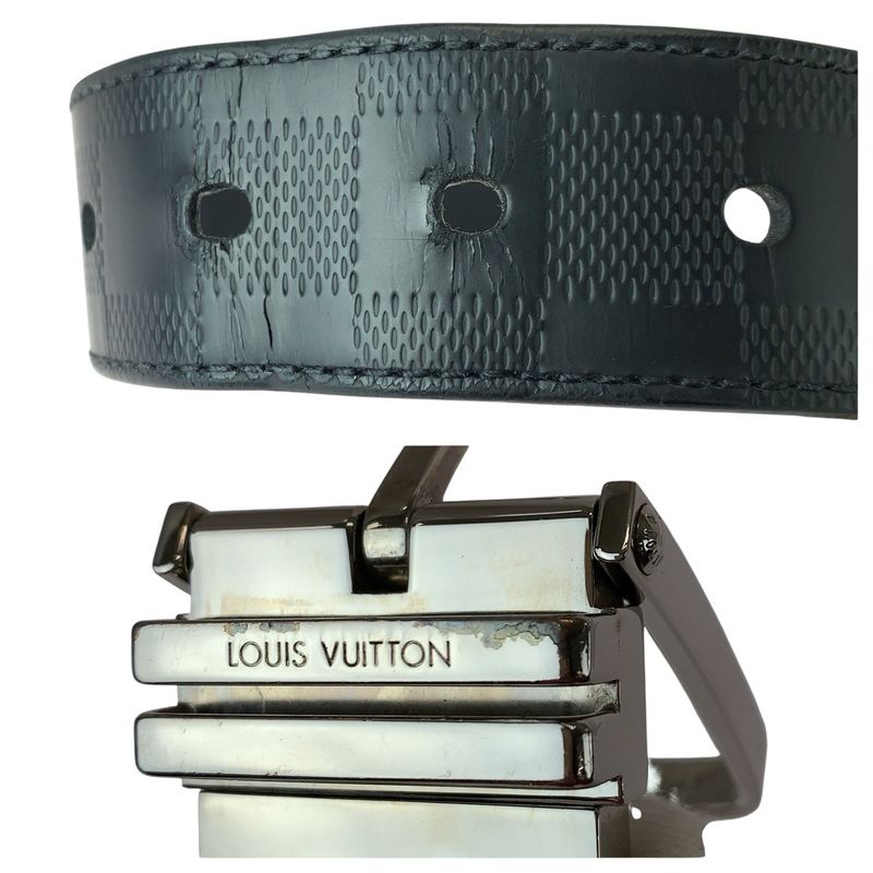 Louis Vuitton Damier Infini Boston Belt 36 Inches Black