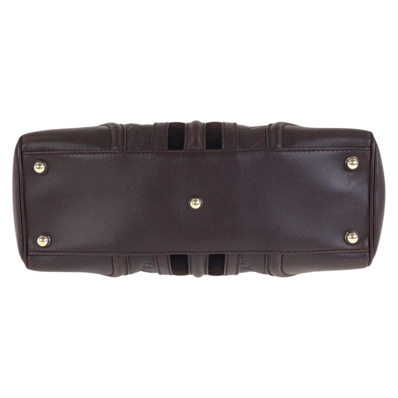 Guccissima Brown Gold Leather Handbag