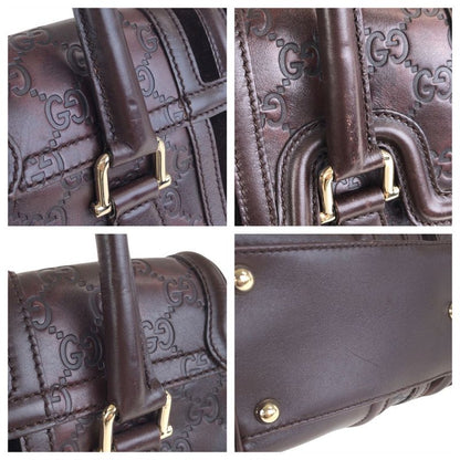 Guccissima Brown Gold Leather Handbag