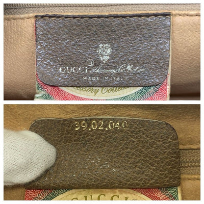 Gucci Vintage Sherry Line Beige Brown GG Supreme Canvas 39.02.040