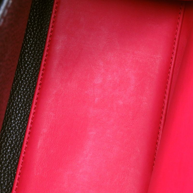 Louis Vuitton Handbag Leather City Steamer PM Bag 2-Way Noir Black Rouge