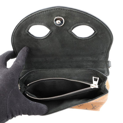 Louis Vuitton Shoulder Bag Monogram Reverse Epi Pochette Kabuki Mask Noir Black