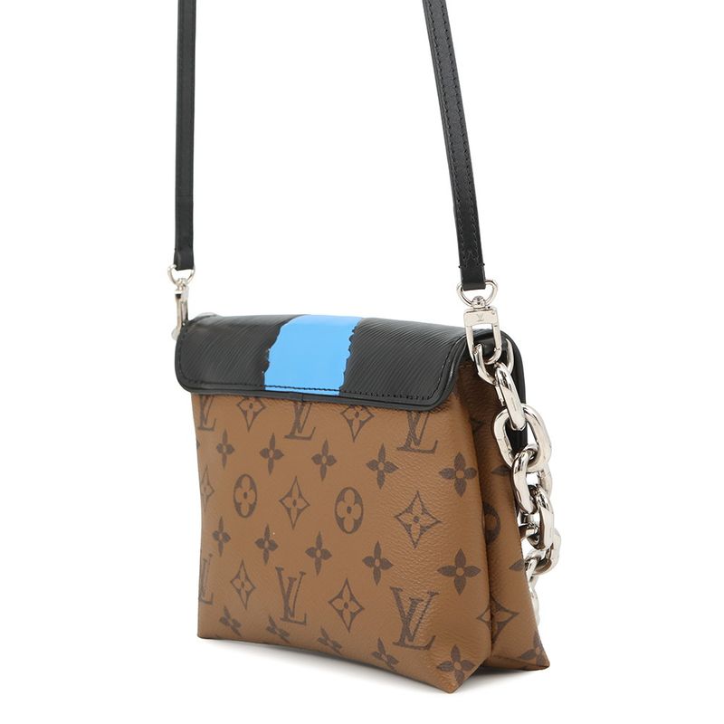 Louis Vuitton Shoulder Bag Monogram Reverse Epi Pochette Kabuki Mask Noir Black