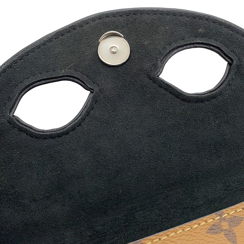 Louis Vuitton Shoulder Bag Monogram Reverse Epi Pochette Kabuki Mask Noir Black
