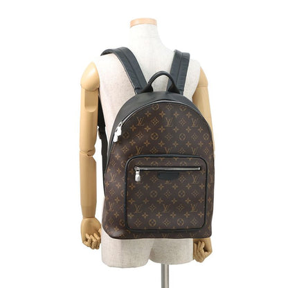 Louis Vuitton Backpack Monogram Macassar Josh NV Brown Noir Black
