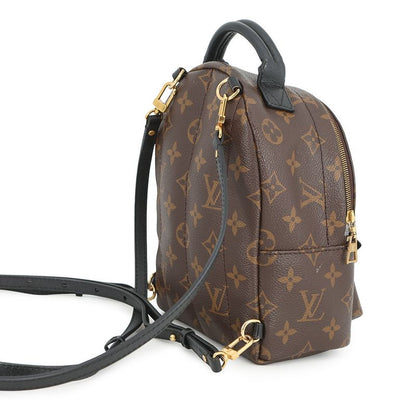 Louis Vuitton Backpack Monogram Palm Spring Mini Noir Black