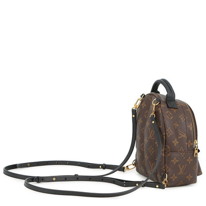 Louis Vuitton Backpack Monogram Palm Spring Mini Noir Black