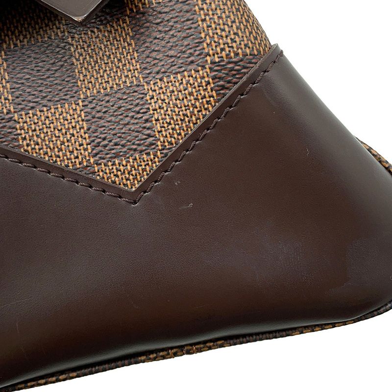 Louis Vuitton Damier Ebene Kensington Bowling Bag Brown Beige