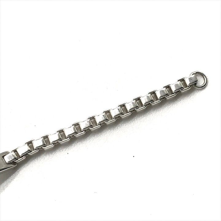 Tiffany & Co Venetian Link ID Bracelet Silver Bangle