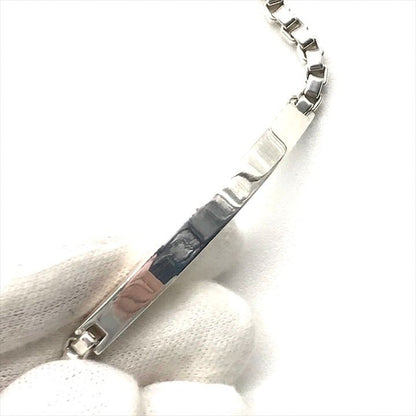 Tiffany & Co Venetian Link ID Bracelet Silver Bangle