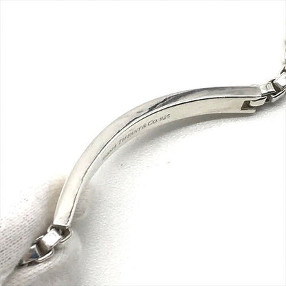 Tiffany & Co Venetian Link ID Bracelet Silver Bangle