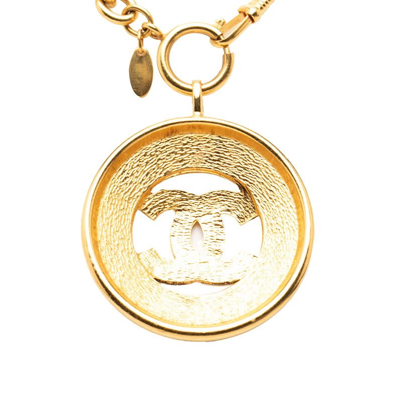 Chanel CC Logo Gold Plated