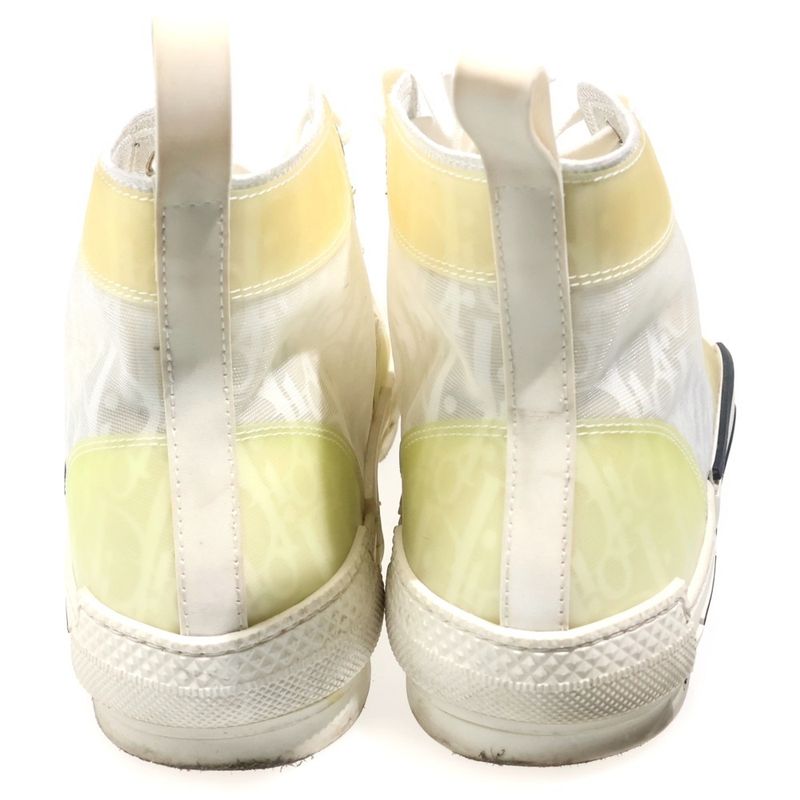 Dior Homme Oak High Top High Cut Sneakers White