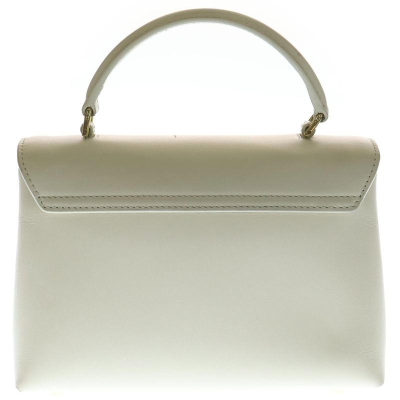 Celine Teen Nino 2-Way Shoulder Bag White Leather