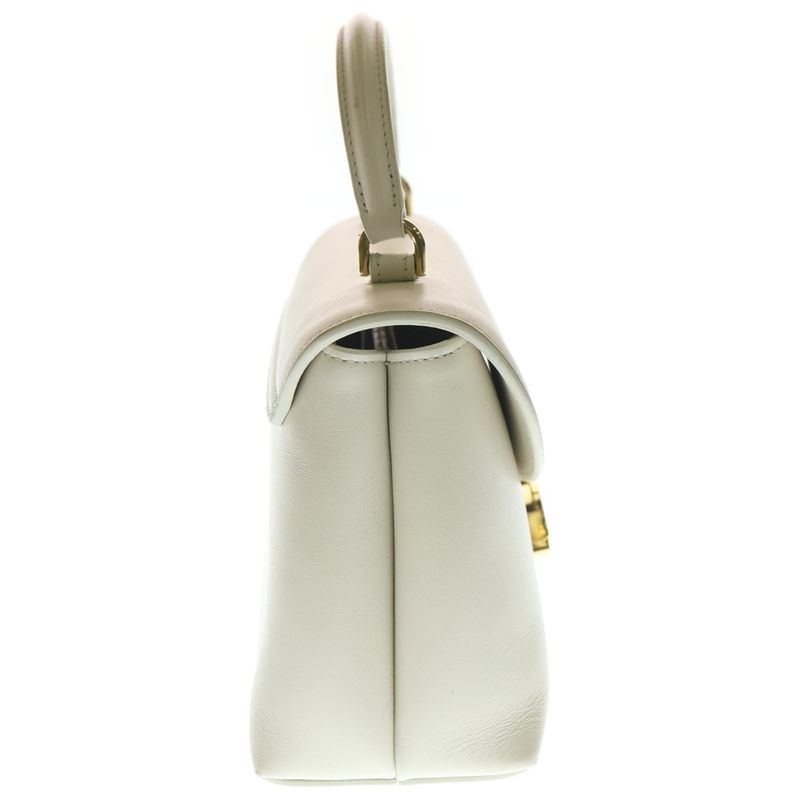 Celine Teen Nino 2-Way Shoulder Bag White Leather