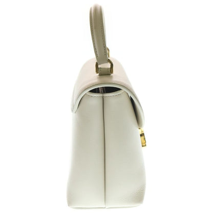 Celine Teen Nino 2-Way Shoulder Bag White Leather