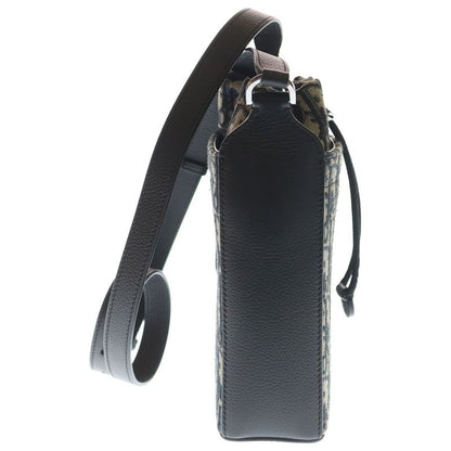 Dior Oak Bucket Bag Mini Canvas Leather Silver