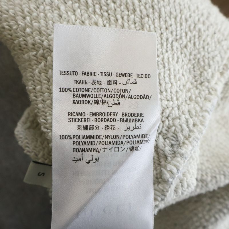 Gucci Line Logo Zip Up Hoodie Gray