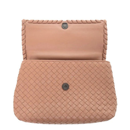 Bottega Veneta Olympia Intrecciato Leather Pink Shoulder Bag