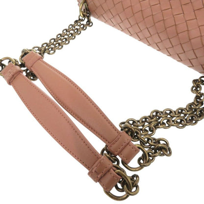 Bottega Veneta Olympia Intrecciato Leather Pink Shoulder Bag