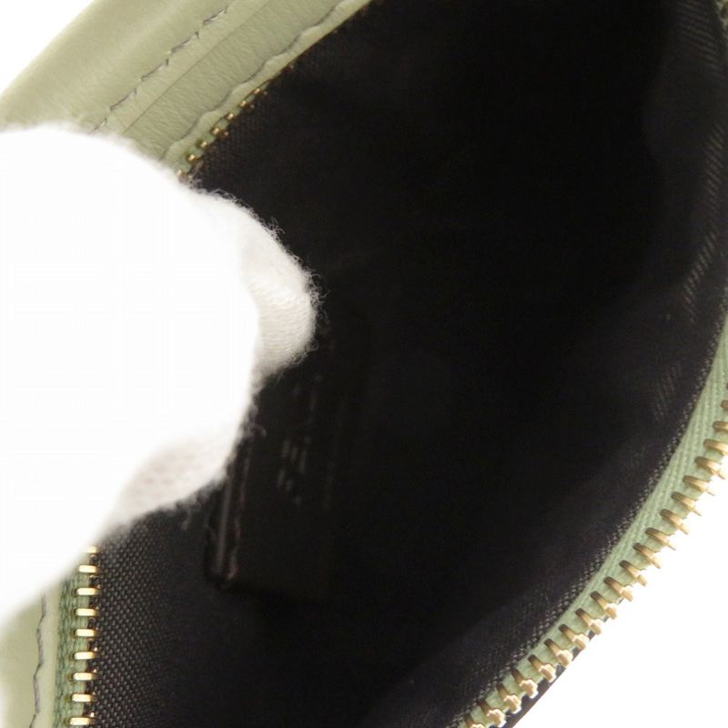 Fendi Phone Pouch Leather Green Shoulder Bag