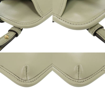 Fendi Phone Pouch Leather Green Shoulder Bag
