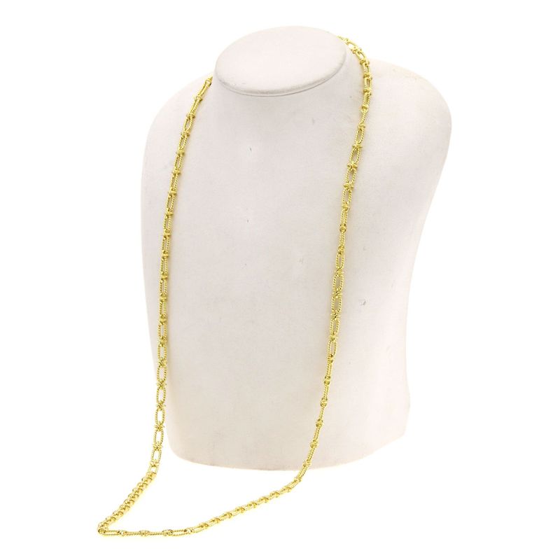 Tiffany & Co. Vintage Long Chain Necklace 18K Yellow