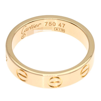 Cartier Mini Love Ring 47 Ring 18K Pink Gold