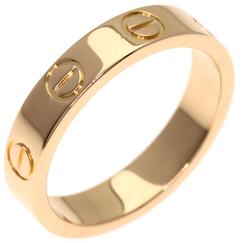 Cartier Mini Love Ring 47 Ring 18K Pink Gold
